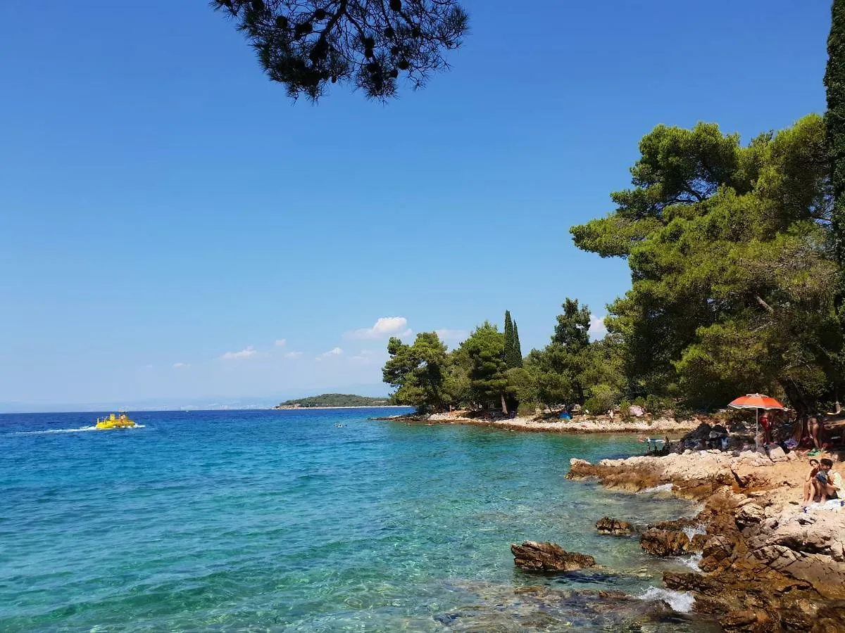 Apartment Mit Pool & Garten In Soline, Insel Krk Soline