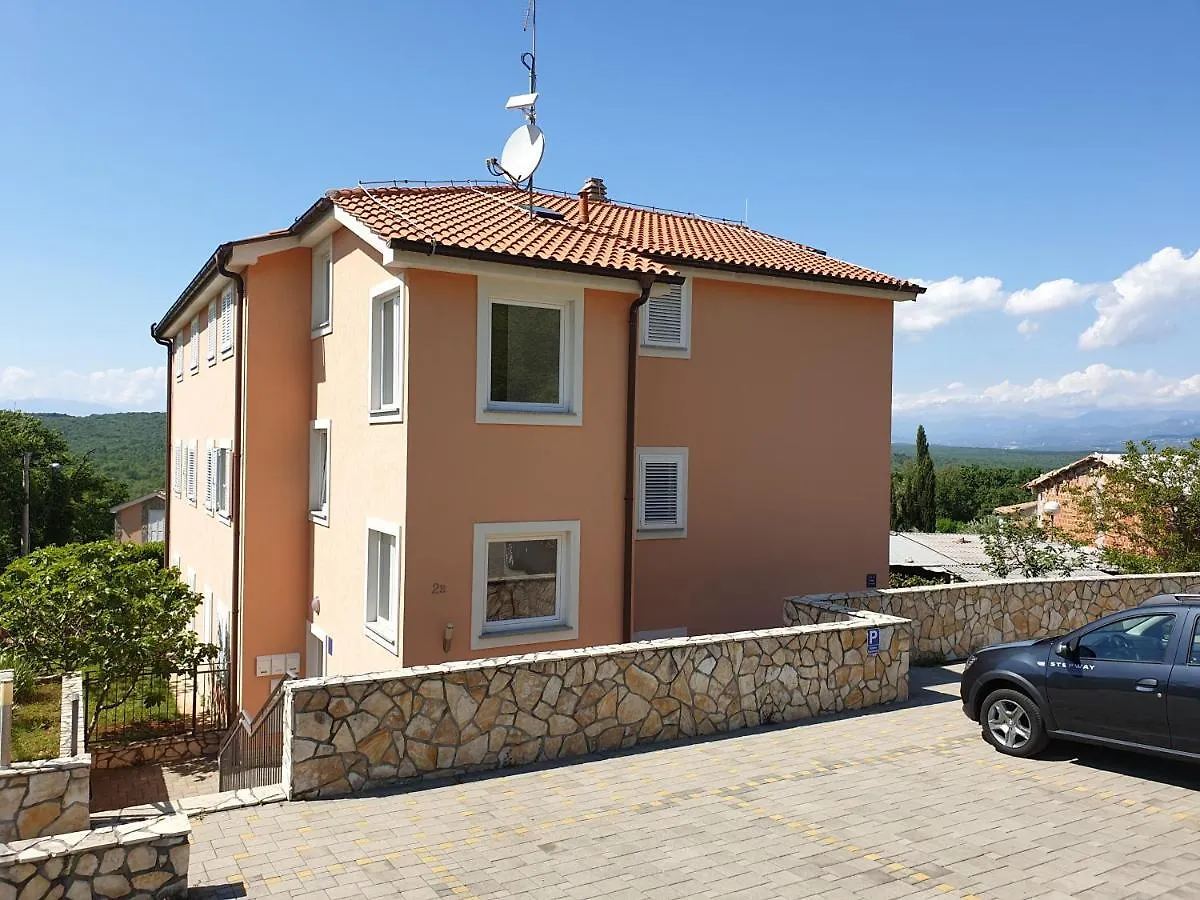 Apartment Mit Pool & Garten In Soline, Insel Krk 索利纳 0*,